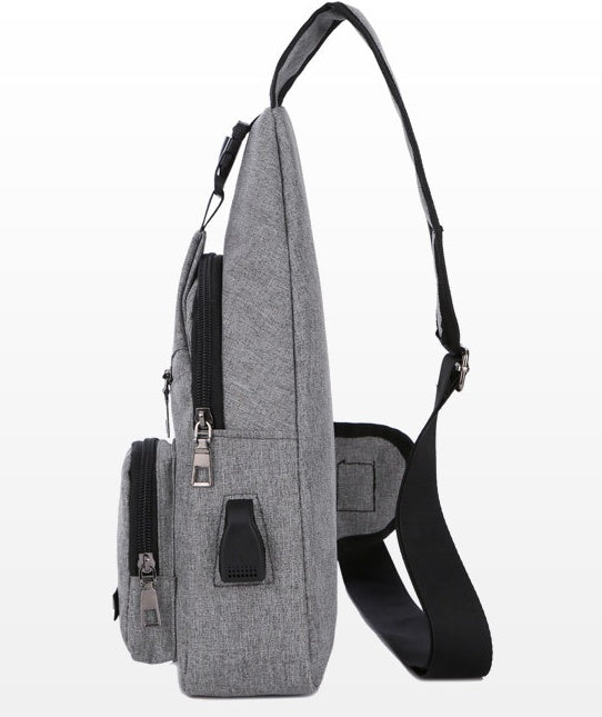 Anti-theft USB charging Crossbody bag