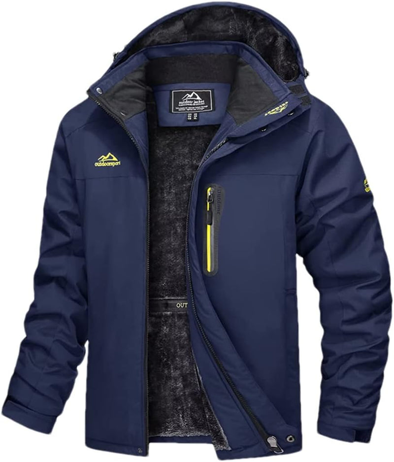 Men's Outdoor Warm And Fleece Jacket